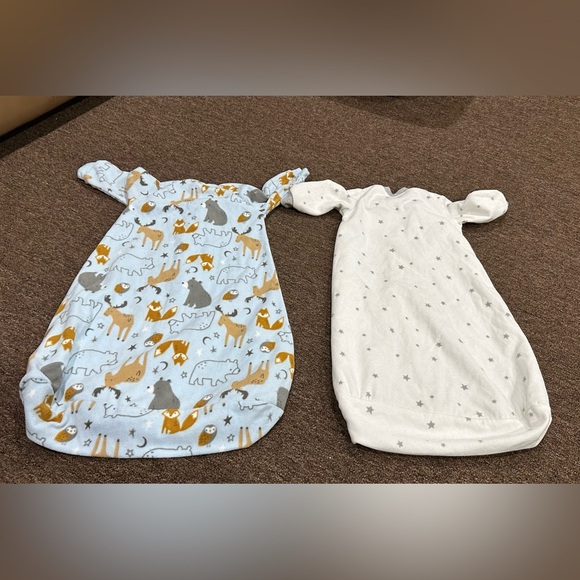 EUC Just One You Carters infant sleep sacks 3-6 months soft warm comfy zip - Picture 4 of 4